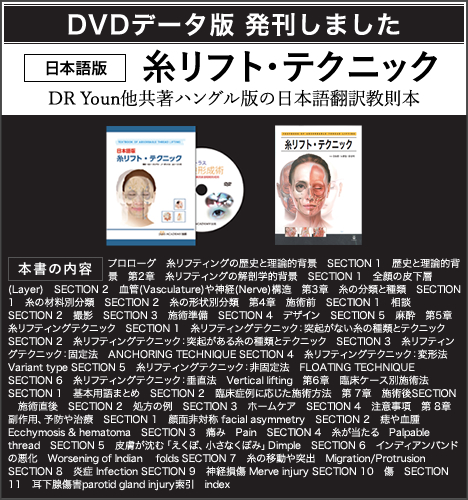 DVDデータ版発刊　糸リフト・テクニック